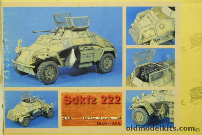 Jaguar 1/16 Sd.Kfz 222 Leichter Panzerspahwagen, 61601 plastic model kit